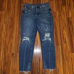 Old Navy O. G. Straight High Rise Denim Jeans Secret Smooth Pockets Womens 6